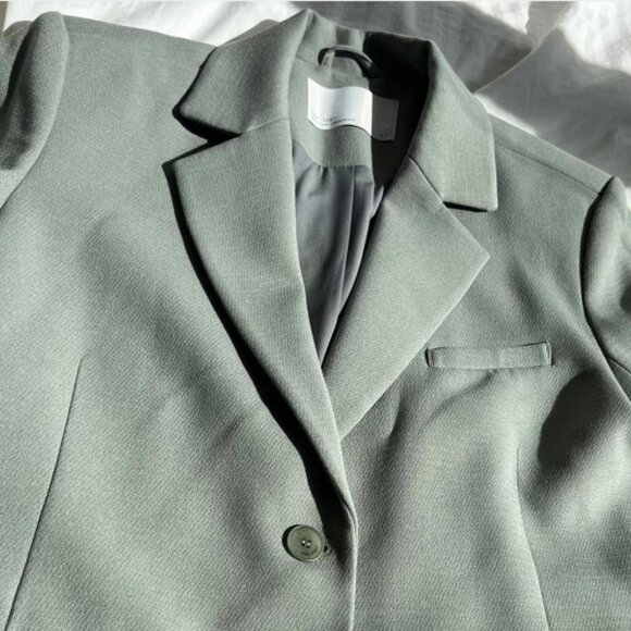 NWOT Oak + Fort Sage Green Blazer SIZE XS - Picture 4 of 6